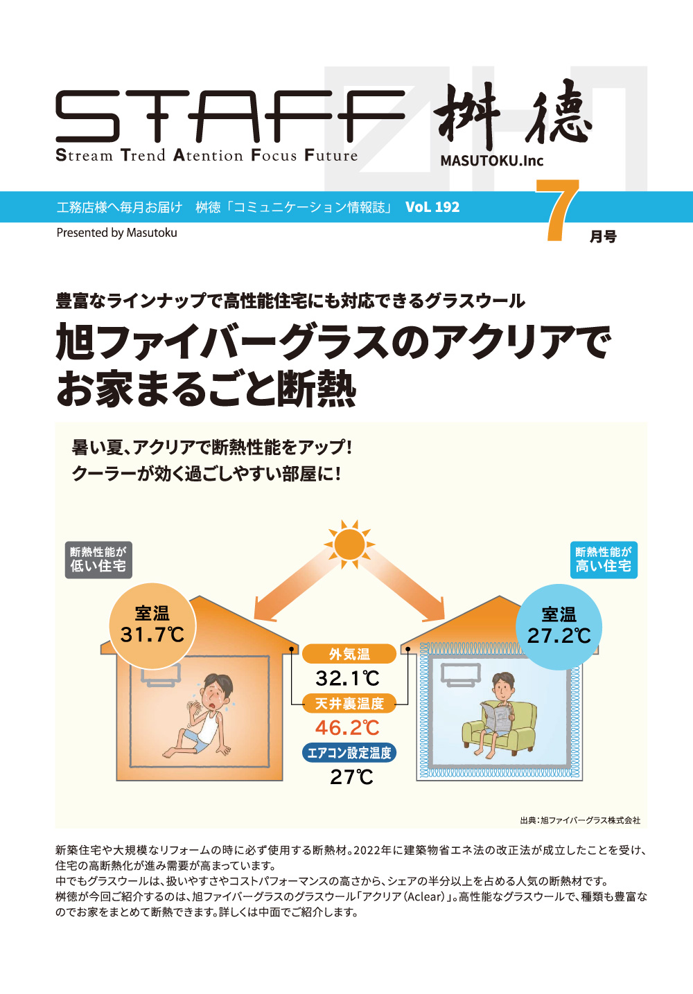 旭ファイバーグラスのアクリアで お家まるごと断熱